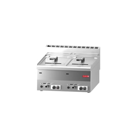Gastro M 600 gas friteuse 2x 8L 60/60 FRG
