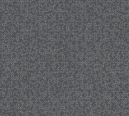 GRAFISCHE BLOEMETJES BEHANG | Modern - grijs metallic - A.S. Création Metropolitan Stories 2