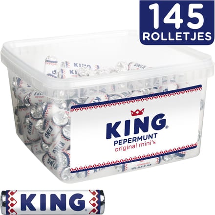 King - Pepermunt Original Mini's - 1305g