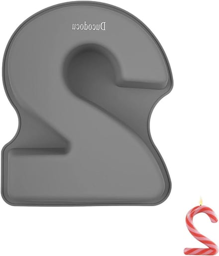 Siliconen Bakvorm - Digitale Vormen - Taarten Maken - Herbruikbaar Flexibel - 10 Inch - Grijs