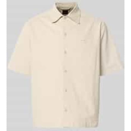 regular fit corduroy overhemd van katoenmix model 'LAKITH_M'