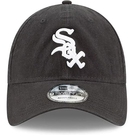 New Era - Dad Cap - Chicago White Sox MLB Core Classic Black 9TWENTY Adjustable Cap