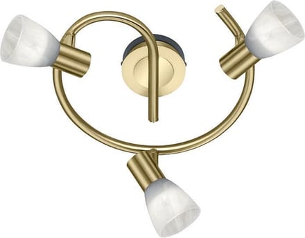 Trio Leuchten Levisto - Plafondlamp - 3 lichts - Ø 300 mm - Staal