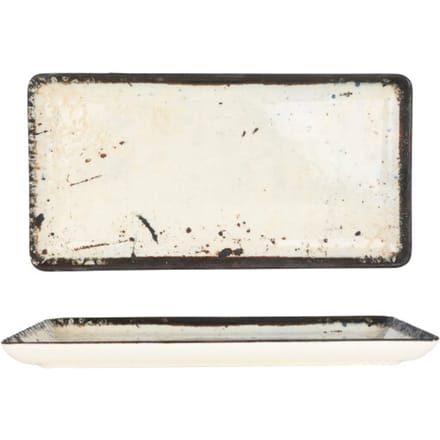 Rinart Serveerschaal - Mega - Porselein - 33x17 cm - set van 2