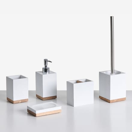 TAPICHE - Badkameraccessoireset - Wit - Polyresin