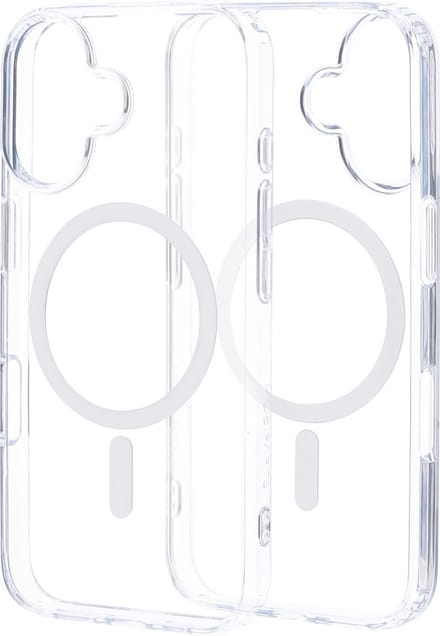 Mobiparts hoesje geschikt voor Apple iPhone 16 - Hardcover - MagSafe - Transparant