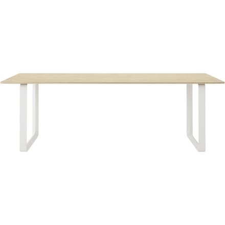 Muuto - 70/70 tafel - eiken - wit - L - beige