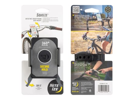 Nite Ize Steelie Squeeze Fiets Montageset – Universele 360° Telefoonhouder