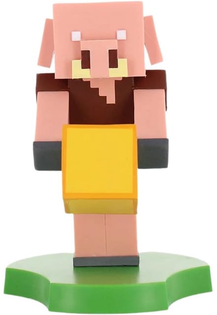 Minecraft - Piglin - figurine standaard voor telefoon | oplaadcase (Cable Guys Mini)