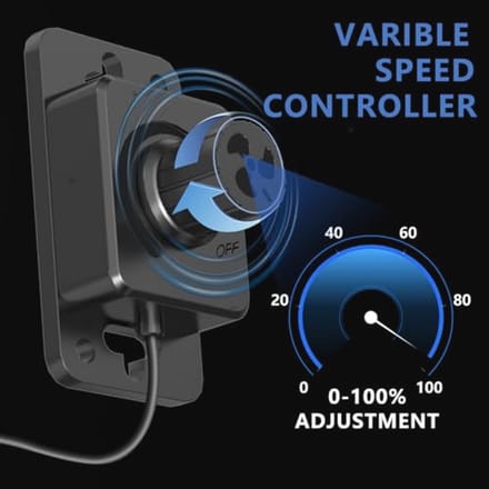 Verstelbare 150 mm Buisventilator met 452 m³/u Afzuigcapaciteit voor Badkamer, Serre en Tuinkas