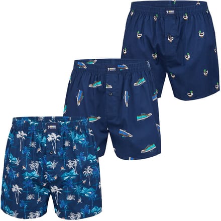 Happy Shorts Sets met boxerprint