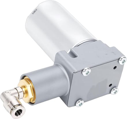 Luchtstoel Compressor - Verwarmingselement Stoel - Stoel Comfort - Laag Geluid Metaal - DC 24V - Zilver