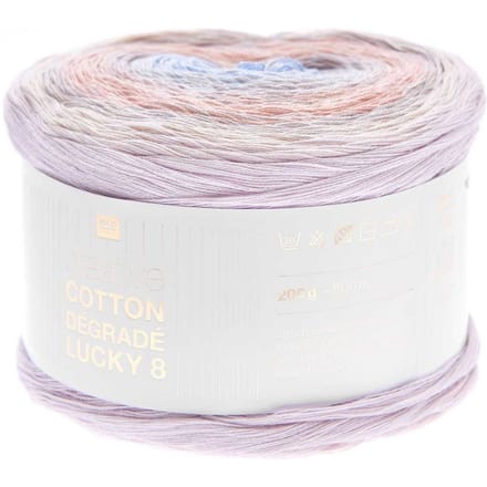 Rico Design Creative Cotton Dégradé Lucky 8 - Kleur 009