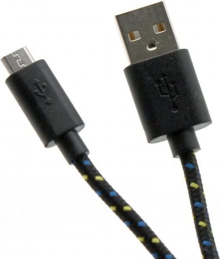 SBOX USB-1031B USB-kabel 1 m USB 2.0 USB A Micro-USB A Zwart
