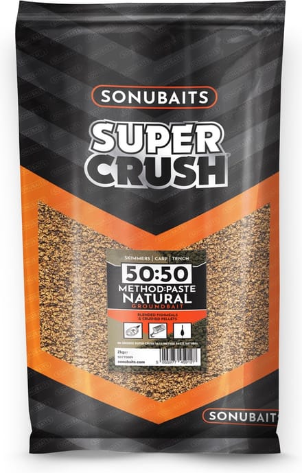 Sonubaits Super Crush Method:paste Natural Groundbait 2kg