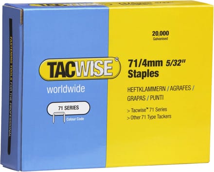 Gegalvaniseerde bekleding nietjes 71/4 mm - 20.000 stuks