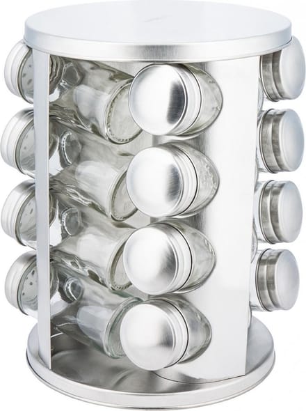 Kinghoff 4011 kruidenrek - RVS - 17-delig