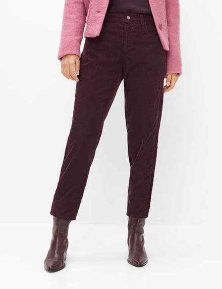 Brax Dames Jeans  Style MILEY S BLACKBERRY VIOLET, donkerpaars, maat 40