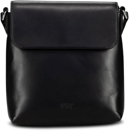 JOST Leren schoudertas Arva Shoulder Bag Black zwart