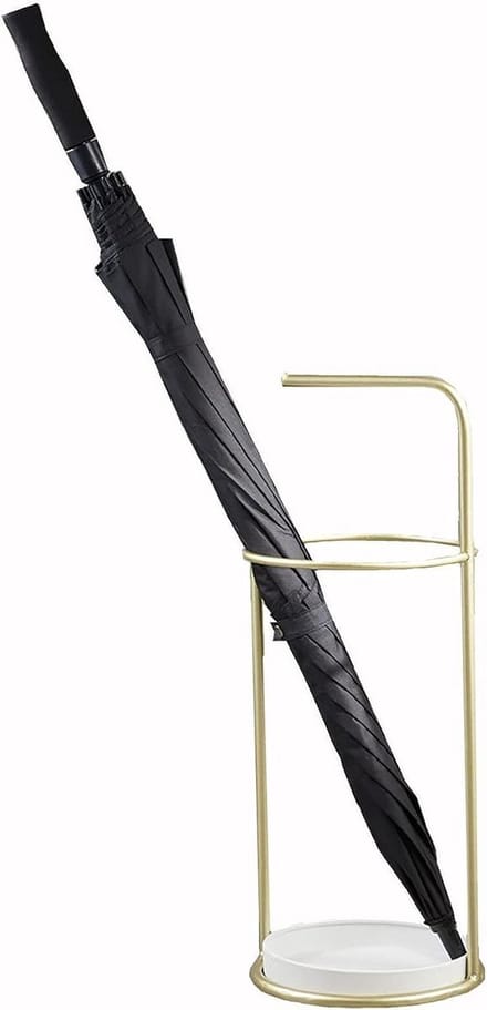 Paraplu Stand - Paraplu Houder - Entree Organiseren - Geventileerd Ontwerp - 23 x 58 cm - Goud