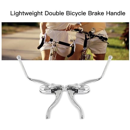 Lichtgewicht aluminium fiets dubbele remhendel MTB racefiets fiets remhendels white