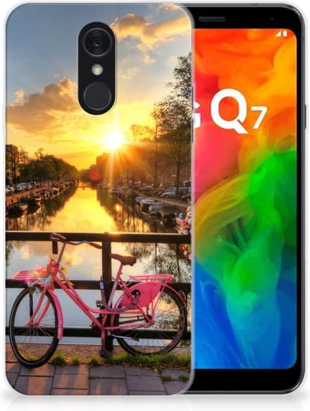 LG Q7 Siliconen Back Cover Amsterdamse Grachten