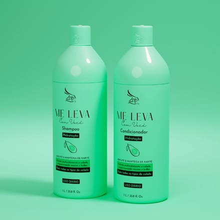 ZAP Me Leva Com Você - Diepe Hydratatie met Avocado en Sheaboter 2x1L