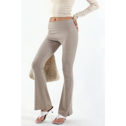 Hoog-getailleerde Flared Leggings