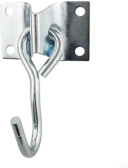 Wandhaak met Basis 70x45 mm – Gegalvaniseerd Staal