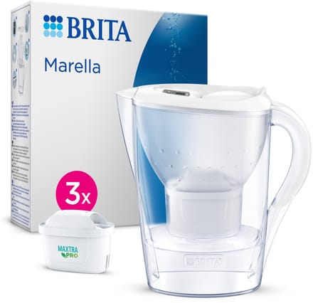Brita Marella Handmatige waterfilter 2,4 l Wit