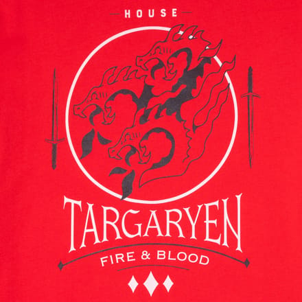 Game of Thrones House Targaryen Women's T-Shirt - Rood - L