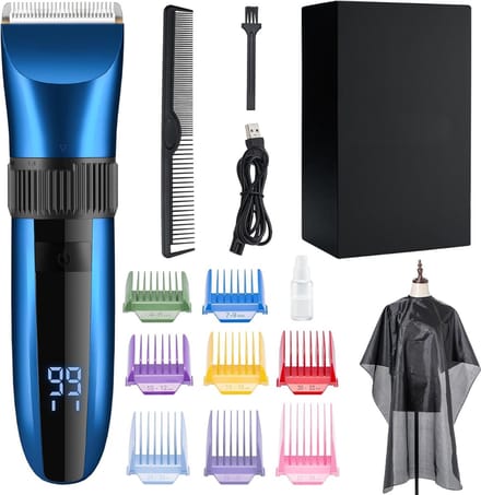 MIRA® Trimmer Baard - Trimmer - Blauw - 10cm x 10cm x 10cm