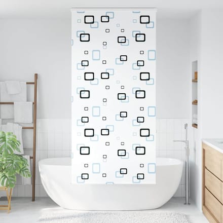 vidaXL - Doucherolgordijn - met - cassette - 100x240 - cm - stofbreedte - 96 - cm