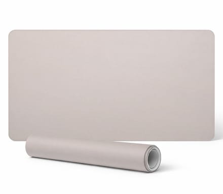 Vinyl bureauonderlegger met stijlvolle print, lichtroze, 90x45 cm