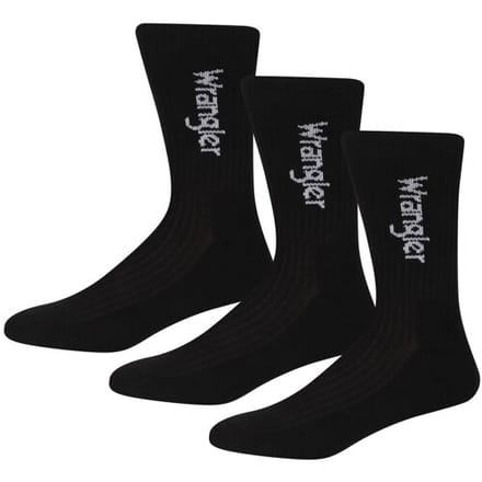Wrangler sportsokken Rogers Black, maat 43–46