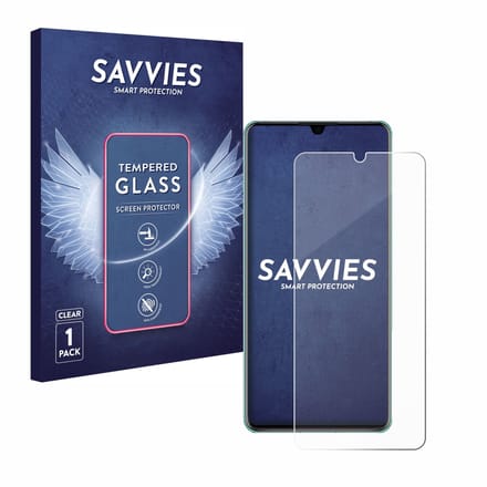Savvies - Glas Screenprotector voor Huawei P30 - Gehard Beschermglas 9H