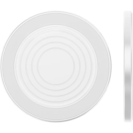 Support de téléphone magnétique portable Support de téléphone Support mural pour téléphone Alliage d'aluminium Remplacement pour iPhone blanc