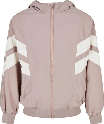 Urban Classics - Crinkle Batwing Kinder Jacket - Kids 122/128 - Roze/Beige