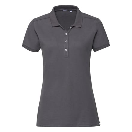 Russell Dames/dames Stretch Short Sleeve Polo Shirt (Konvooi Grijs)
