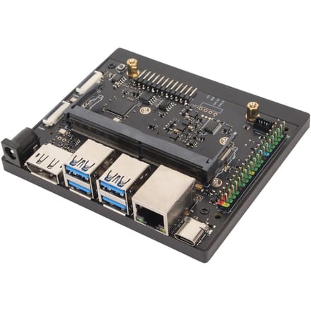 Carte de développement NX basée sur l'interface précise Jetson Orin NX Intelligence artificielle gray
