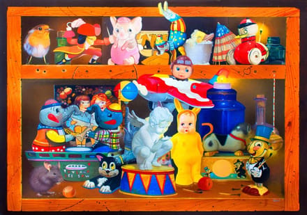 Bluebird puzzel Crowded House - 1000 stukjes.