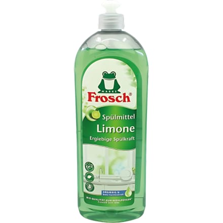 Frosch Afwasmiddel Limoen - Handafwasmiddel - Sterk tegen vet - pH-huidneutraal - 750 ml