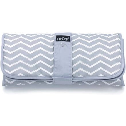 KipKep Napper - Verschoonmatje - Silver Grey - Waterproof - Dik - Wasmachine - Duurzaam (excl. Luieretui)