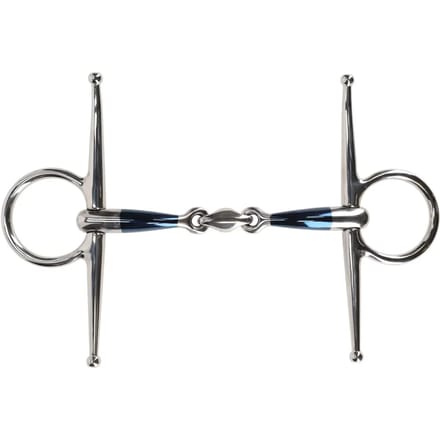 Dubbelgebroken sporenbit voor paard QHP