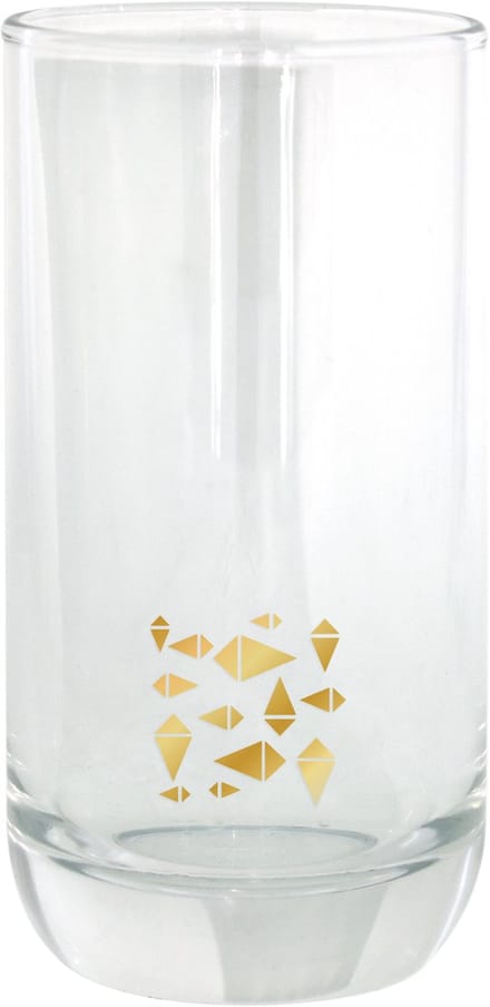 TAK Design Drinkglas Things Hoog - Glas - Ø6,5 x 12,5 cm - Koper