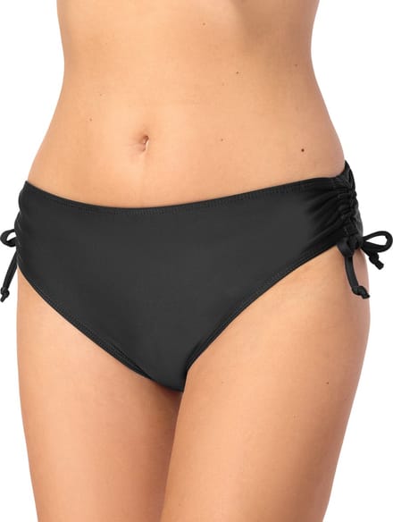 Bellivalini Dames Zwembroek - Bikinibroekje - Elastische tailleband - Polyamide & Elastaan – Zwart – 3XL - BLV-VR-Brief-2
