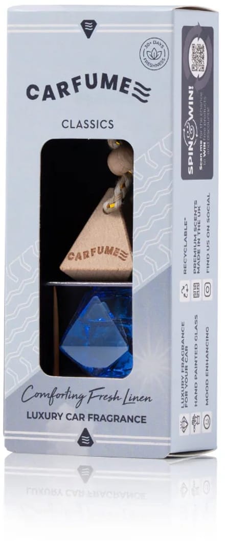 Carfume - Luxury Car Fragrance - Comforting Fresh Linen