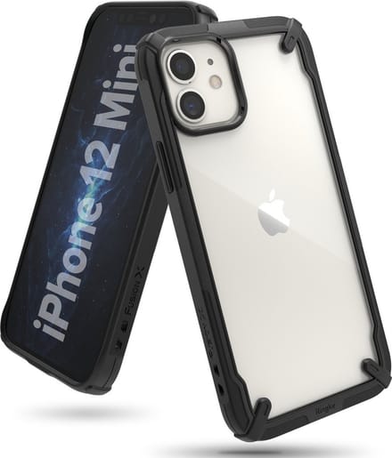 Ringke - Fusion X Guard backcover hoes - iPhone 12 Mini - Zwart