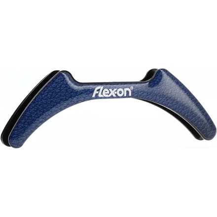 Blauwe stijgbeugelstickers Flex-On Cuir