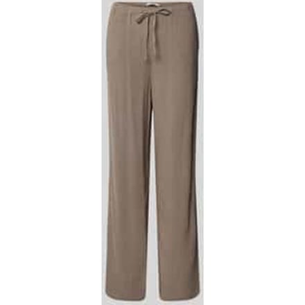 loose fit wijdte broek van mix van viscose en linnen model 'SIESTA'